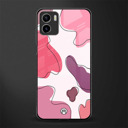 cotton candy taffy edition glass case for vivo y15s image