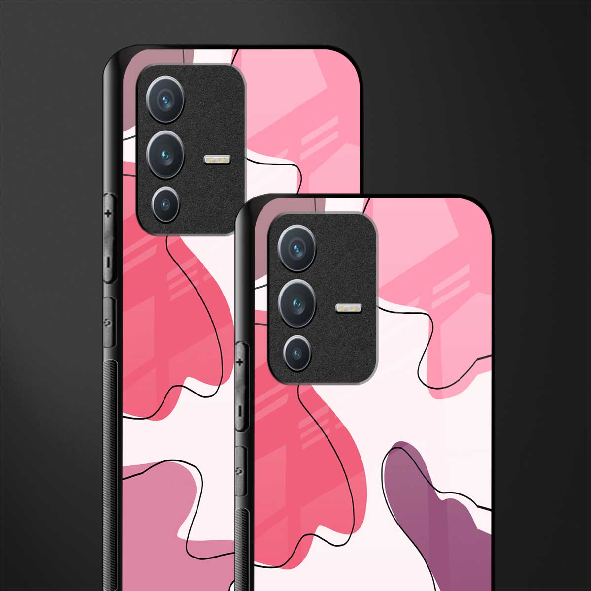 cotton candy taffy edition glass case for vivo v23 5g image-2