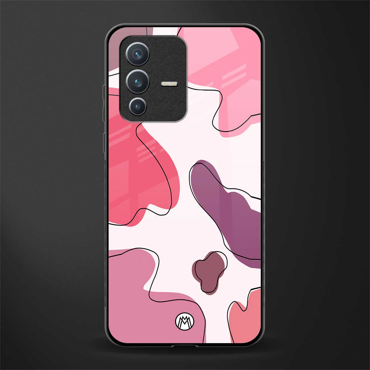 cotton candy taffy edition glass case for vivo v23 5g image