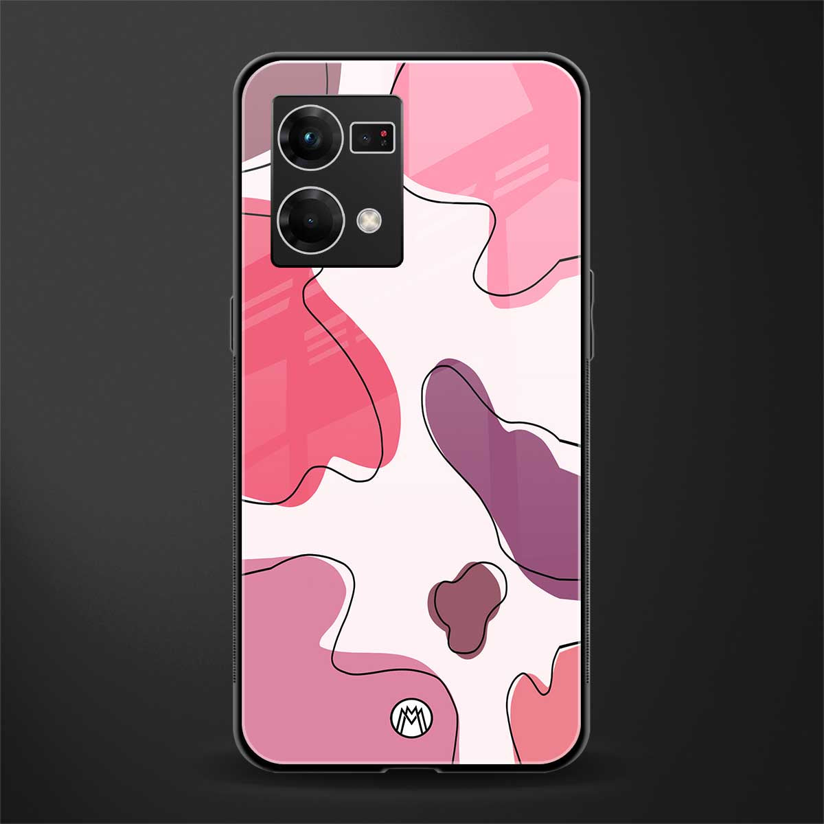 cotton candy taffy edition back phone cover | glass case for oppo f21 pro 4g