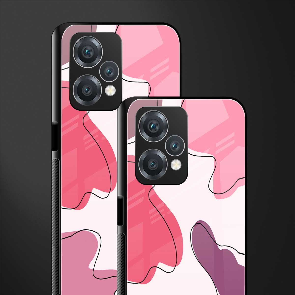 cotton candy taffy edition back phone cover | glass case for oneplus nord ce 2 lite 5g