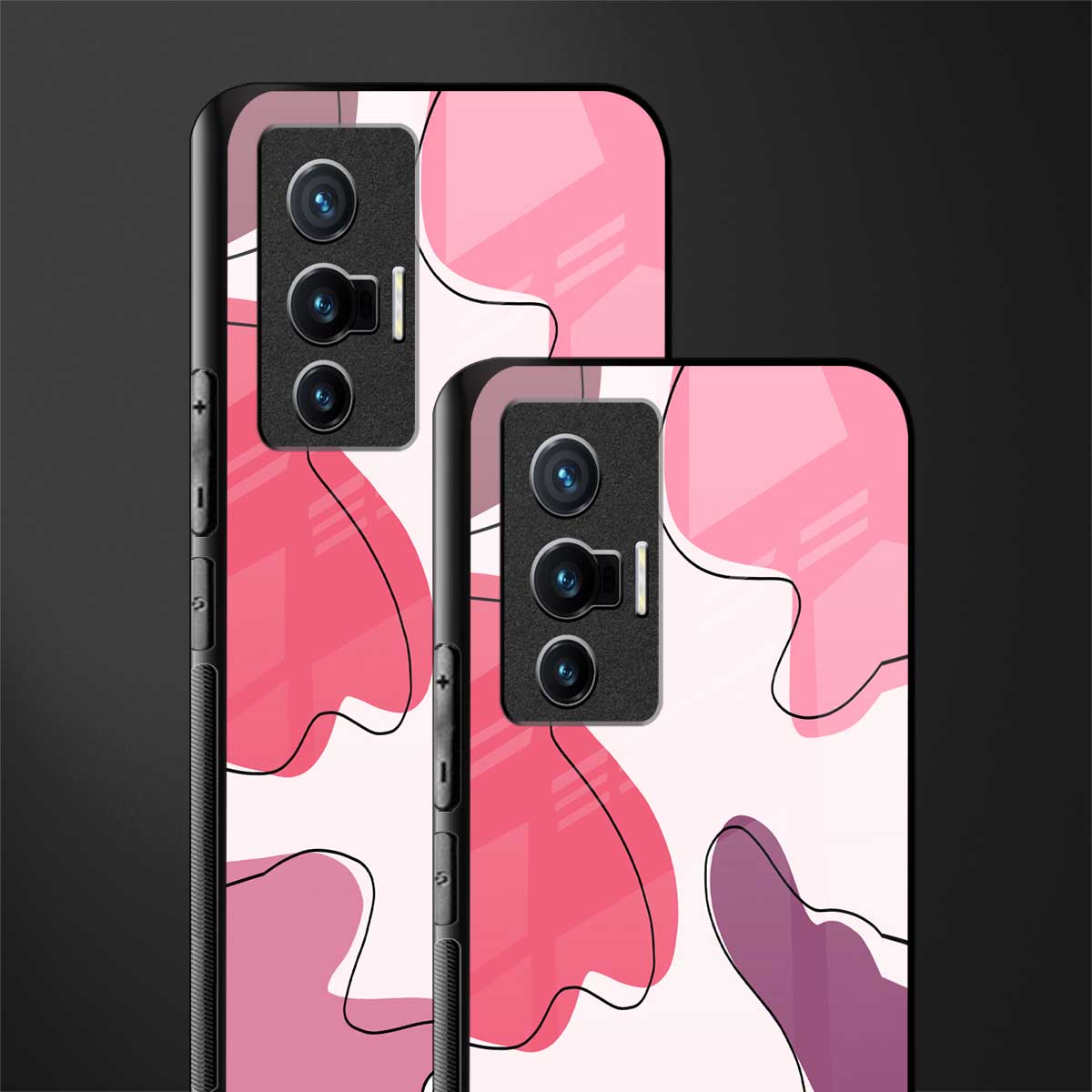cotton candy taffy edition glass case for vivo x70 image-2