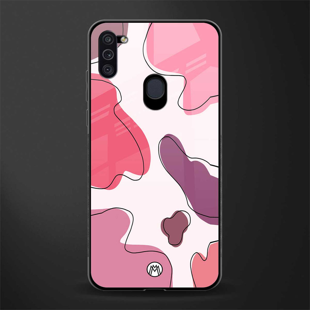 cotton candy taffy edition glass case for samsung galaxy m11 image