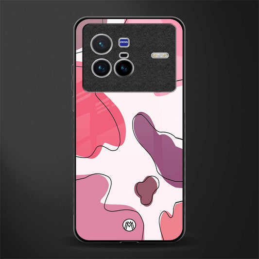 cotton candy taffy edition glass case for vivo x80 image