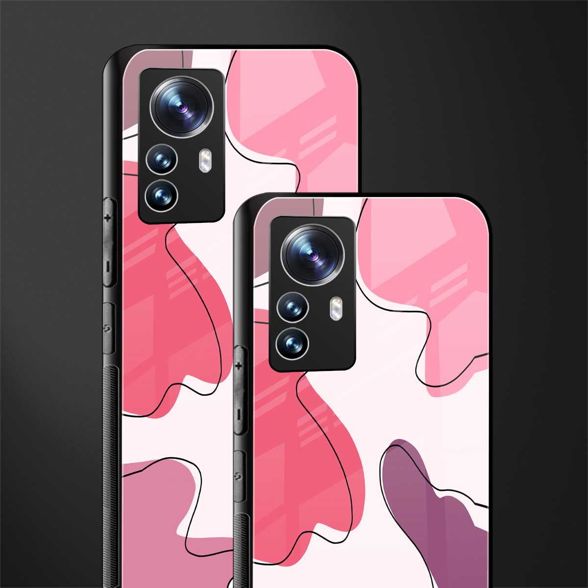 cotton candy taffy edition back phone cover | glass case for xiaomi 12 pro