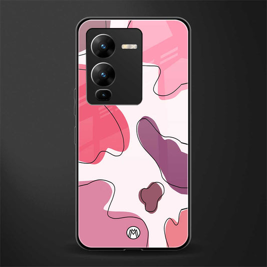 cotton candy taffy edition back phone cover | glass case for vivo v25 pro 5g