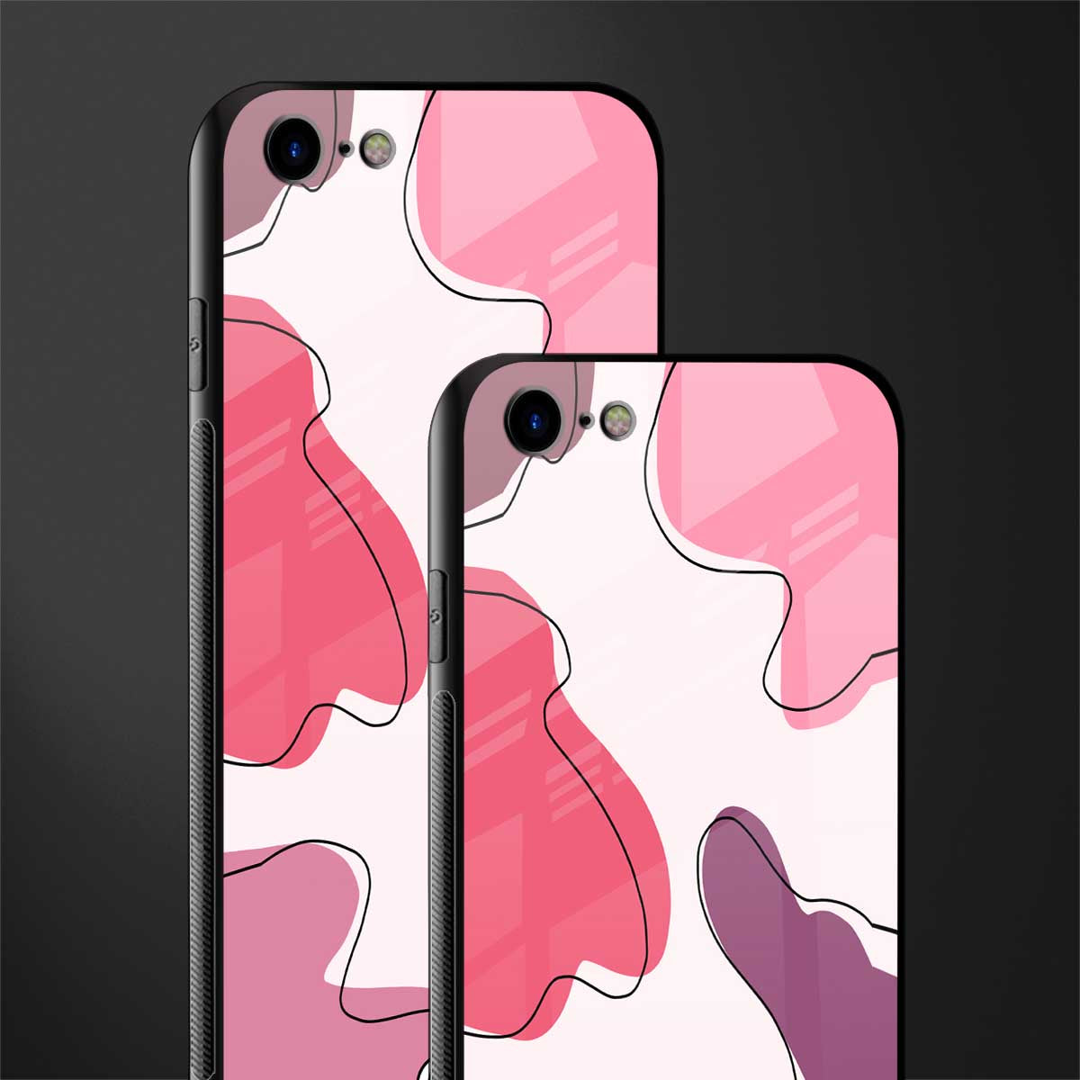 cotton candy taffy edition glass case for iphone se 2020 image-2
