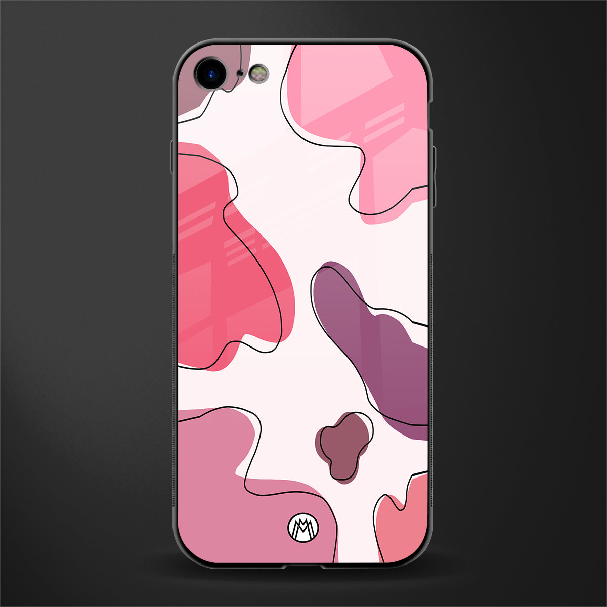 cotton candy taffy edition glass case for iphone se 2020 image