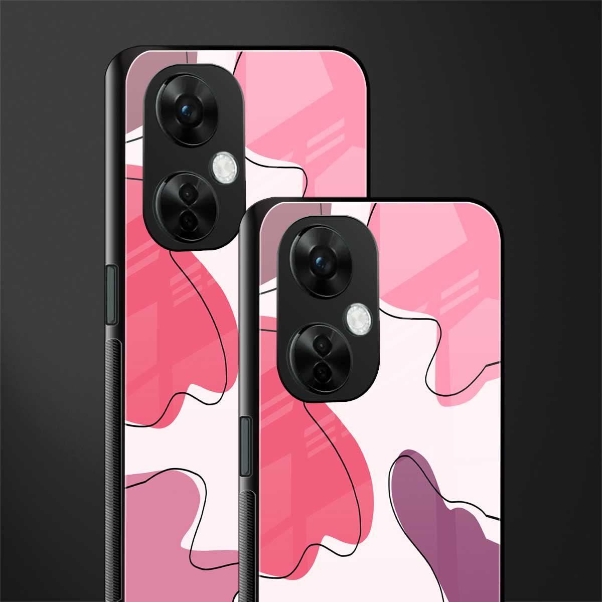 cotton candy taffy edition back phone cover | glass case for oneplus nord ce 3 lite