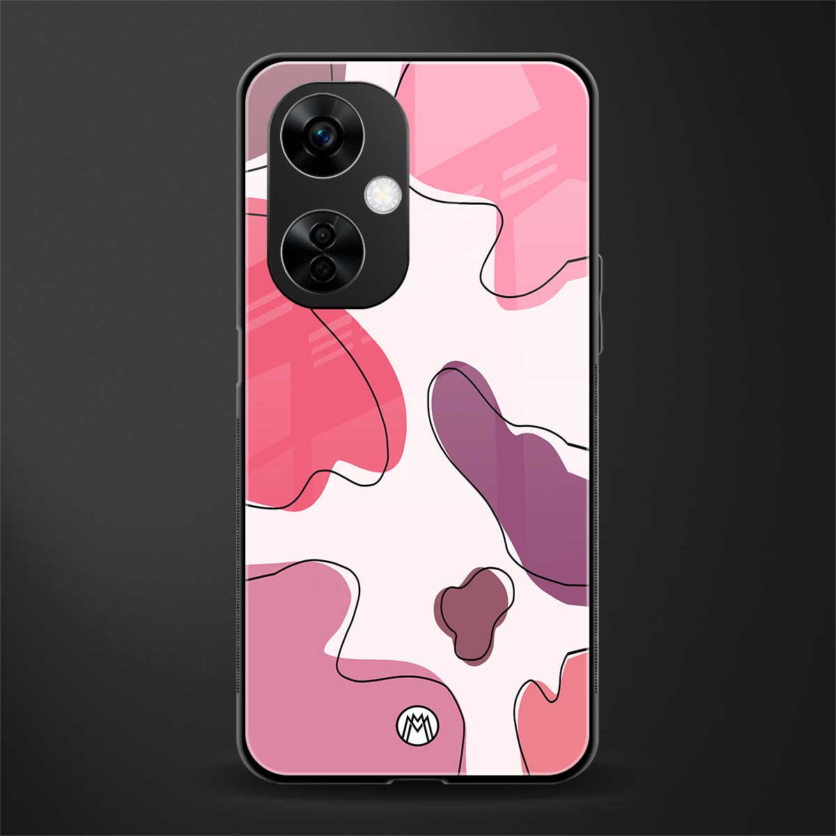 cotton candy taffy edition back phone cover | glass case for oneplus nord ce 3 lite