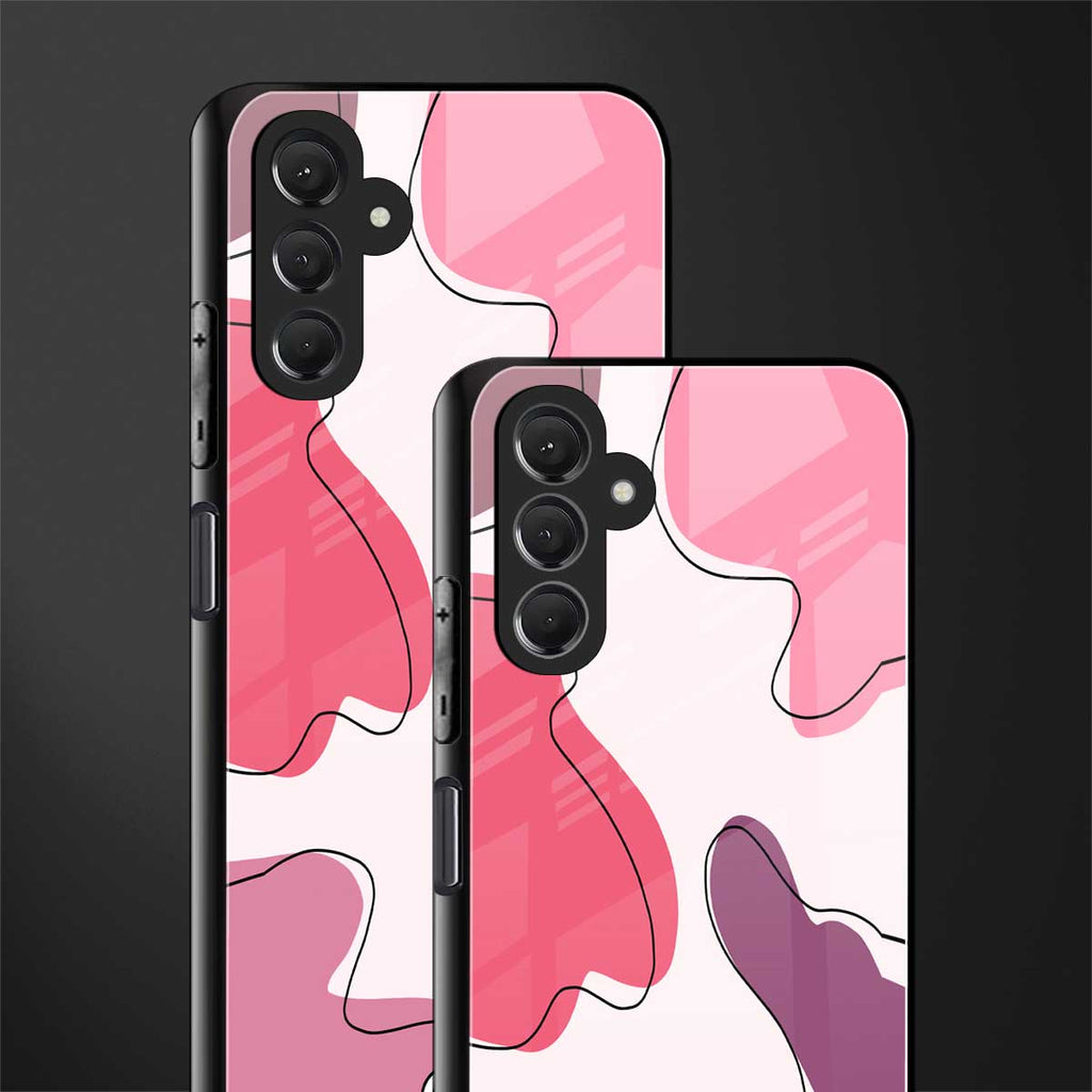 cotton candy taffy edition back phone cover | glass case for samsun galaxy a24 4g