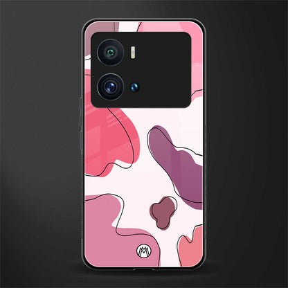 cotton candy taffy edition back phone cover | glass case for iQOO 9 Pro