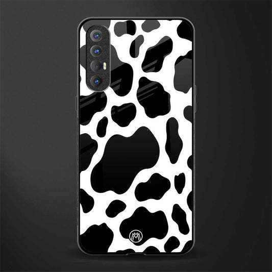 cow fur glass case for oppo reno 3 pro image