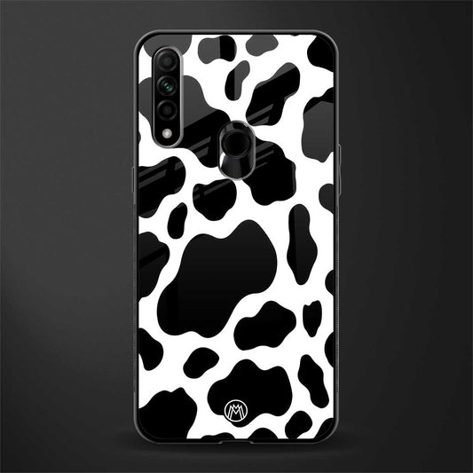 cow fur glass case for oppo a31 image