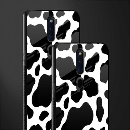 cow fur glass case for oppo f11 pro image-2