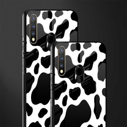 cow fur glass case for vivo y19 image-2