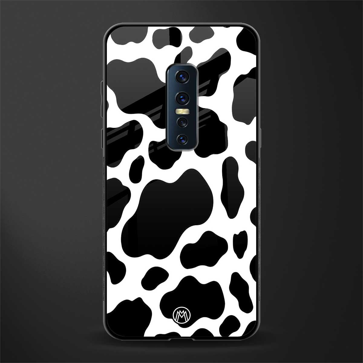 cow fur glass case for vivo v17 pro image