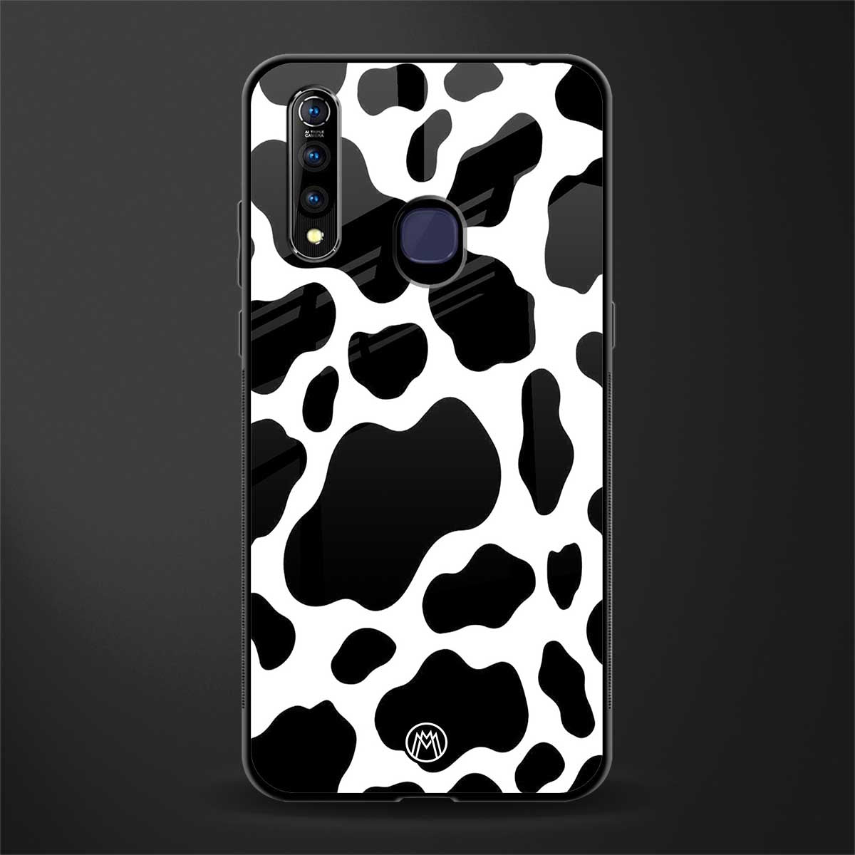 cow fur glass case for vivo z1 pro image