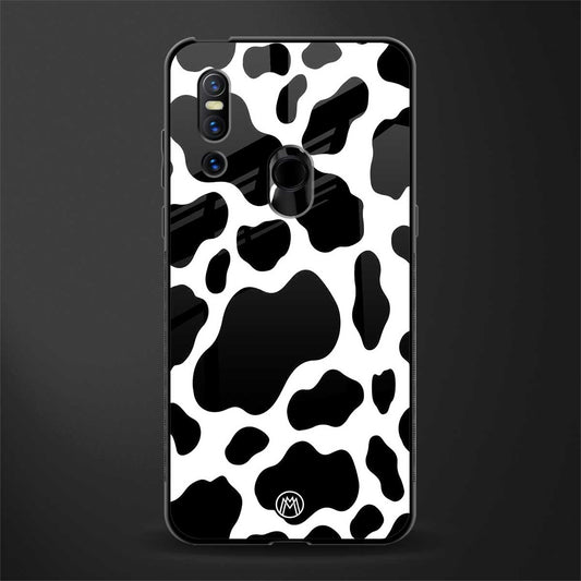 cow fur glass case for vivo v15 image