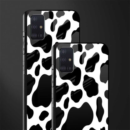 cow fur glass case for samsung galaxy a71 image-2