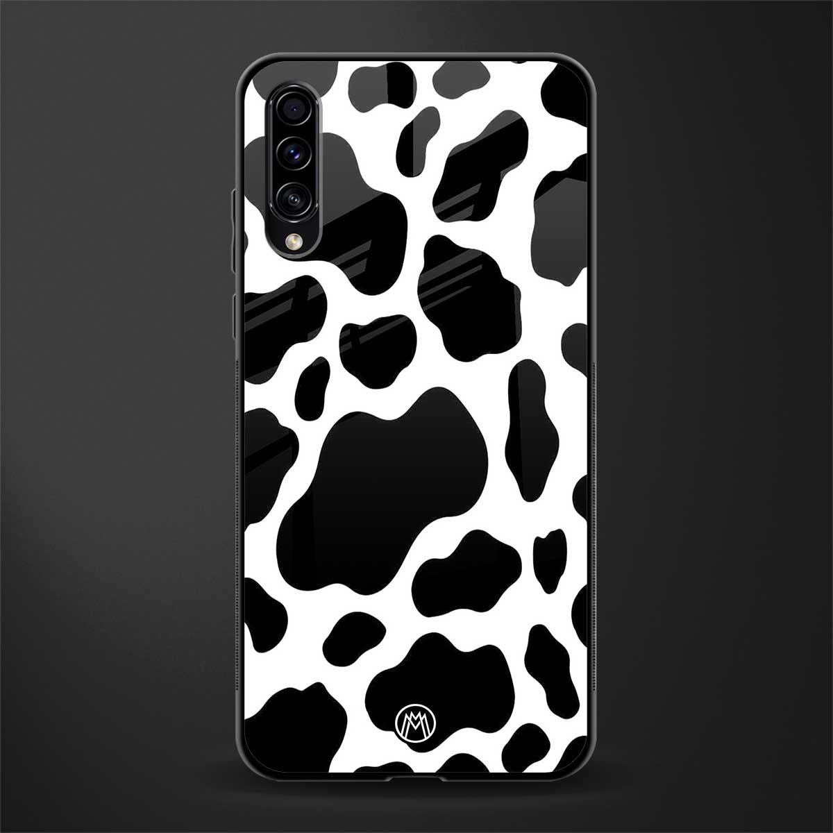 cow fur glass case for samsung galaxy a50 image