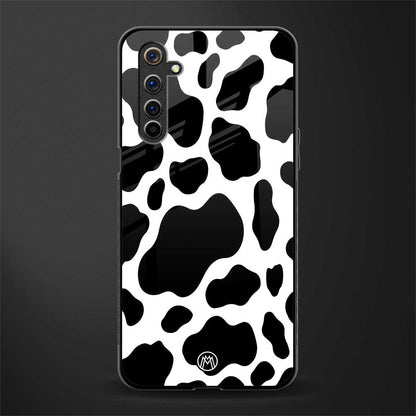 cow fur glass case for realme 6 image