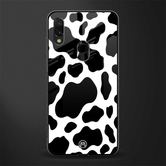 cow fur glass case for redmi y3 image