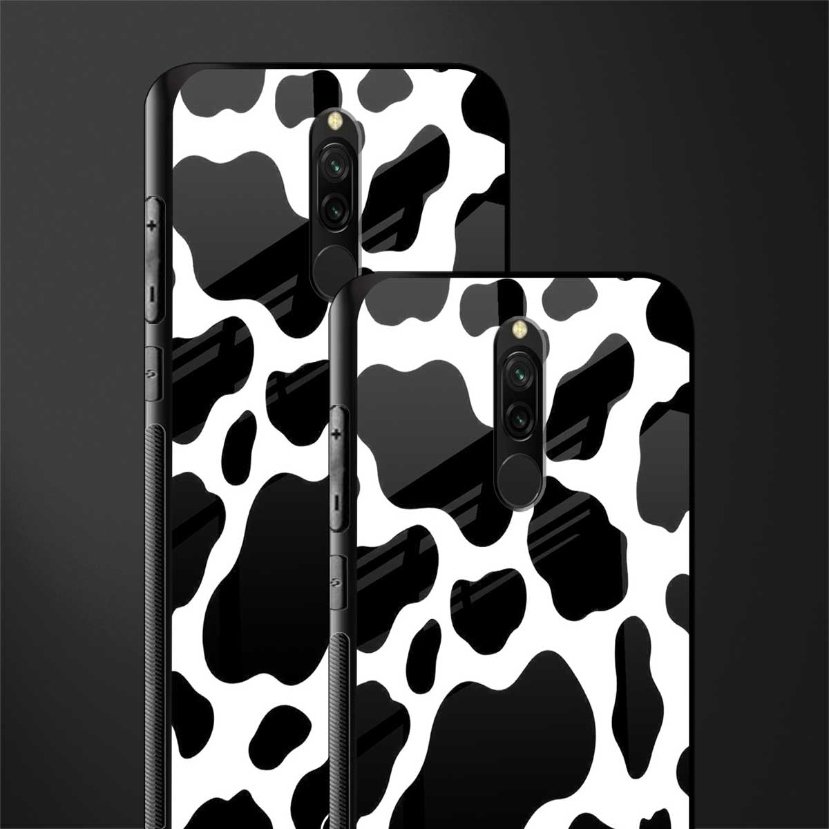 cow fur glass case for redmi 8 image-2