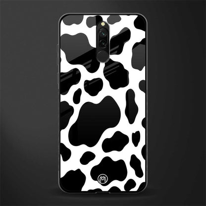 cow fur glass case for redmi 8 image