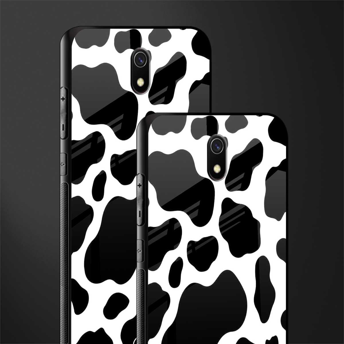 cow fur glass case for redmi 8a image-2