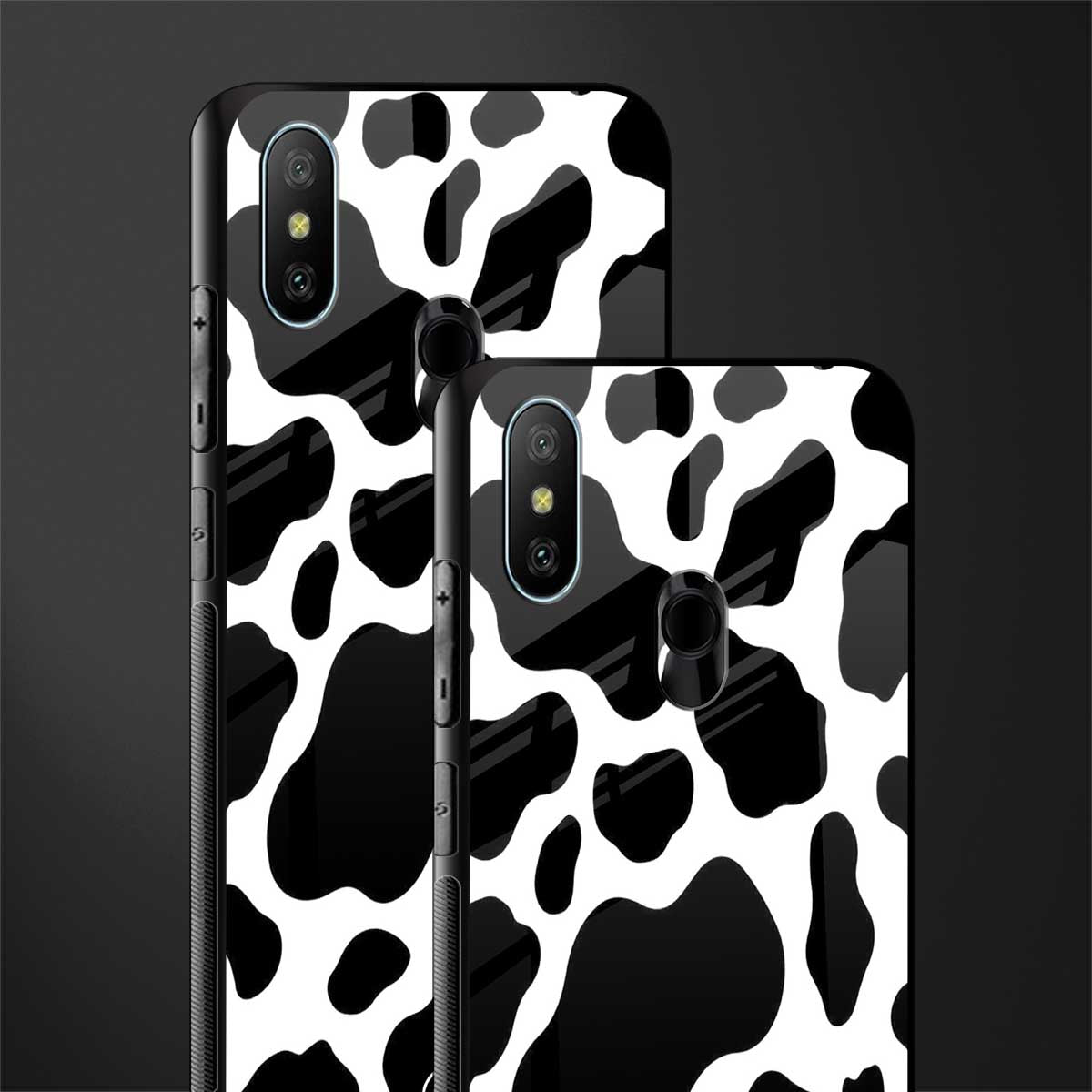 cow fur glass case for redmi 6 pro image-2