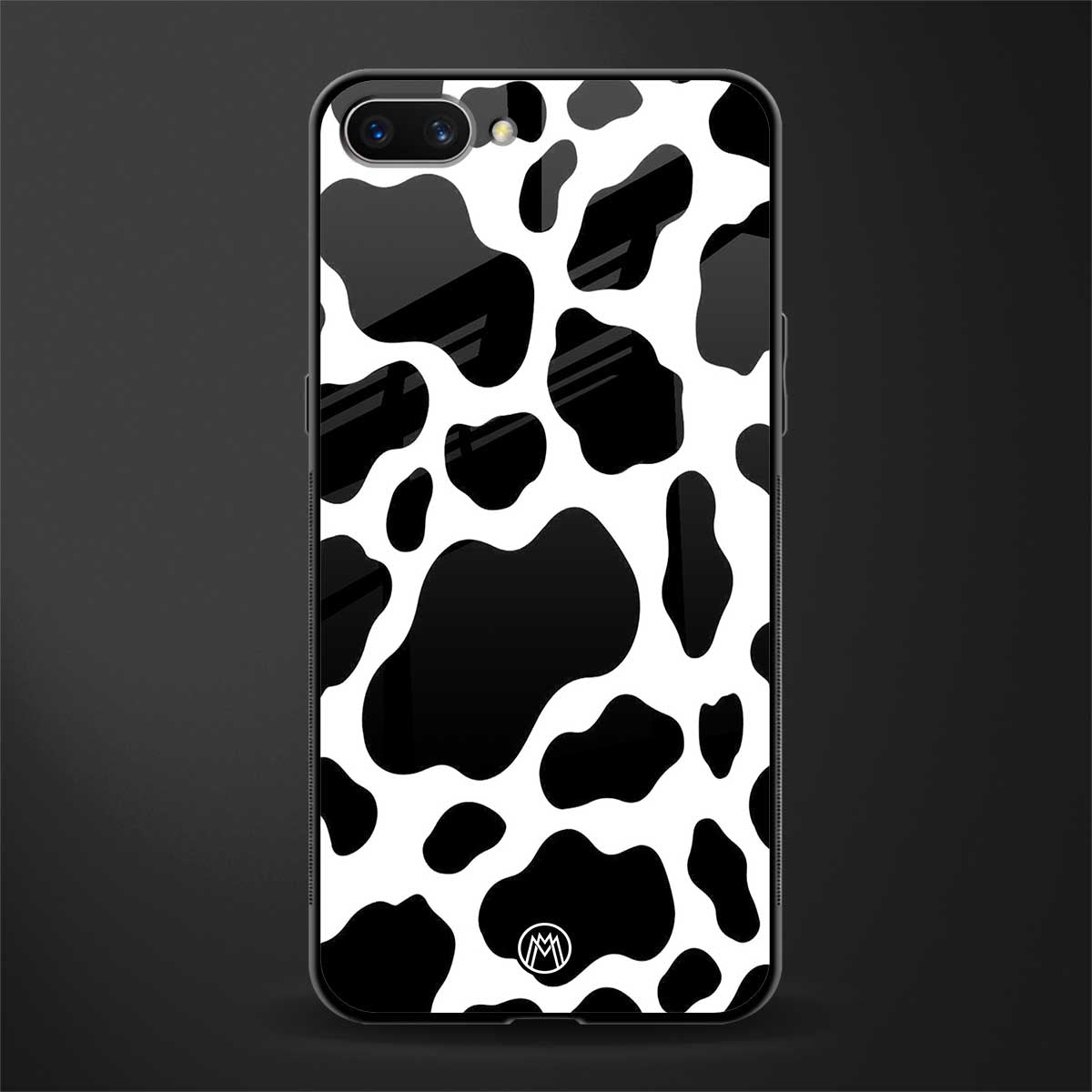 cow fur glass case for oppo a3s image