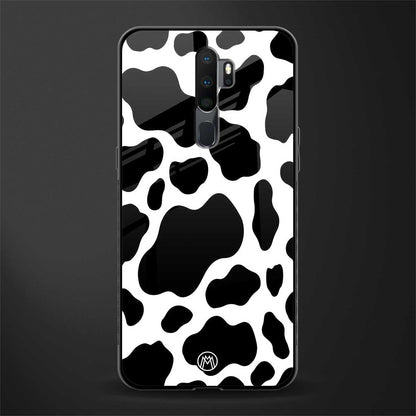 cow fur glass case for oppo a5 2020 image