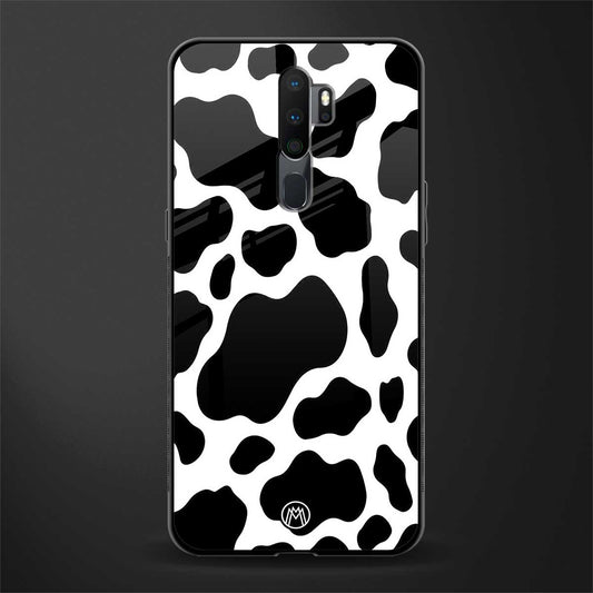 cow fur glass case for oppo a5 2020 image