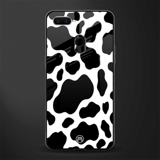 cow fur glass case for oppo a7 image