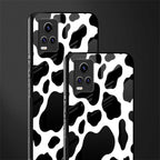 cow fur back phone cover | glass case for vivo y73