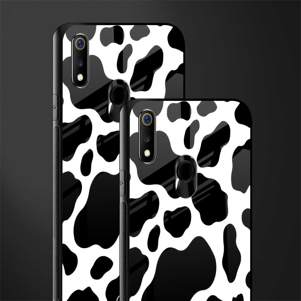 cow fur glass case for realme 3 pro image-2