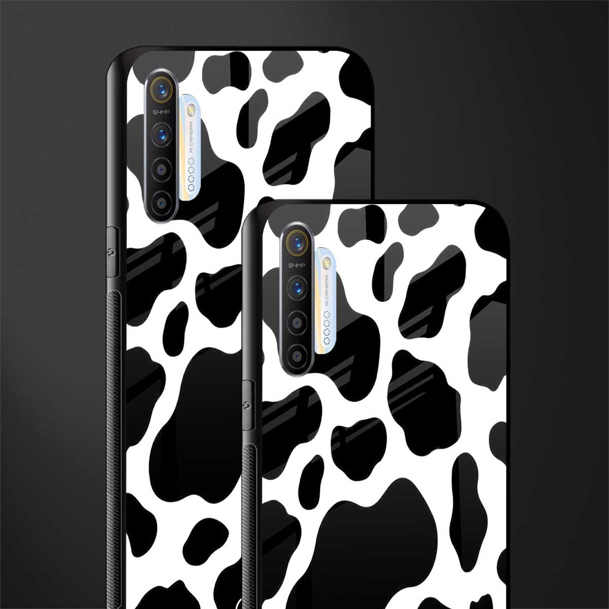 cow fur glass case for realme xt image-2