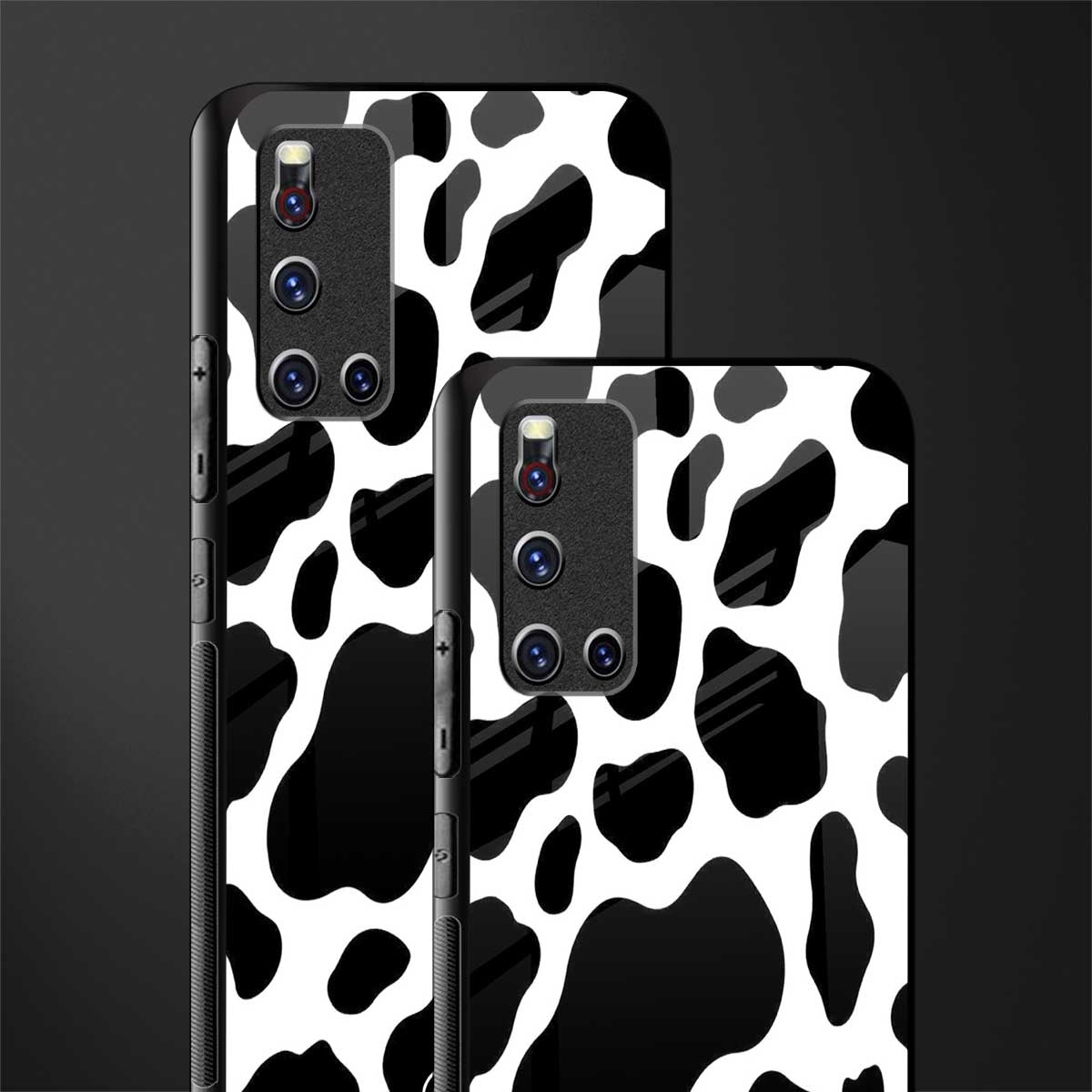 cow fur glass case for vivo v19 image-2