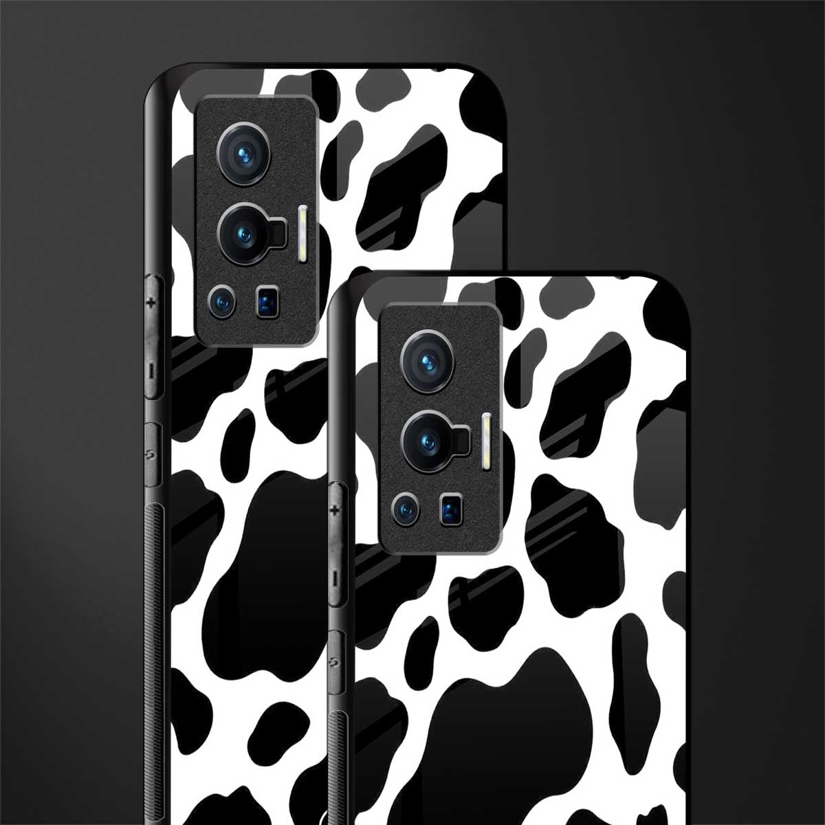 cow fur glass case for vivo x70 pro image-2