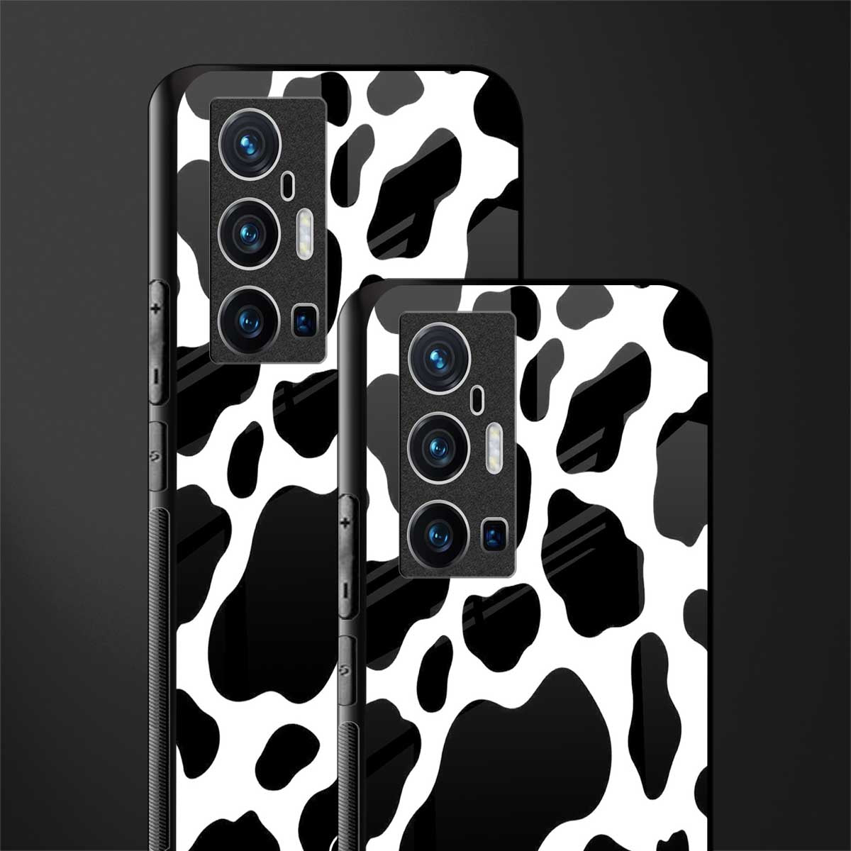 cow fur glass case for vivo x70 pro plus image-2