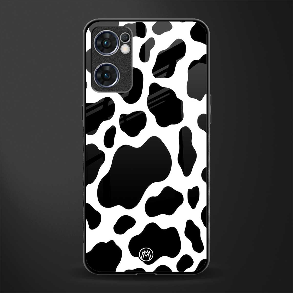 cow fur glass case for oppo reno7 5g image