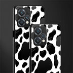 cow fur back phone cover | glass case for realme 9 pro 5g