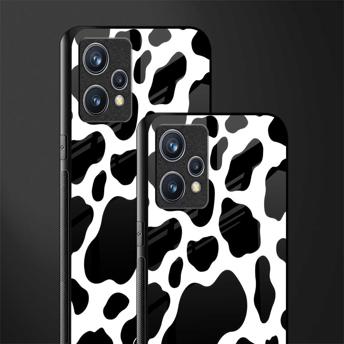 cow fur glass case for realme 9 4g image-2