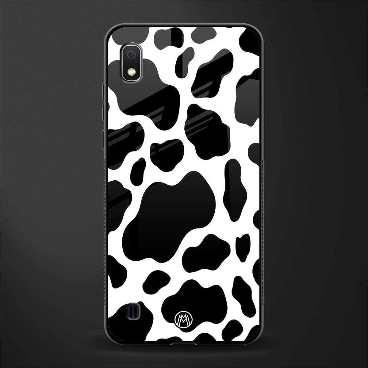 cow fur glass case for samsung galaxy a10 image