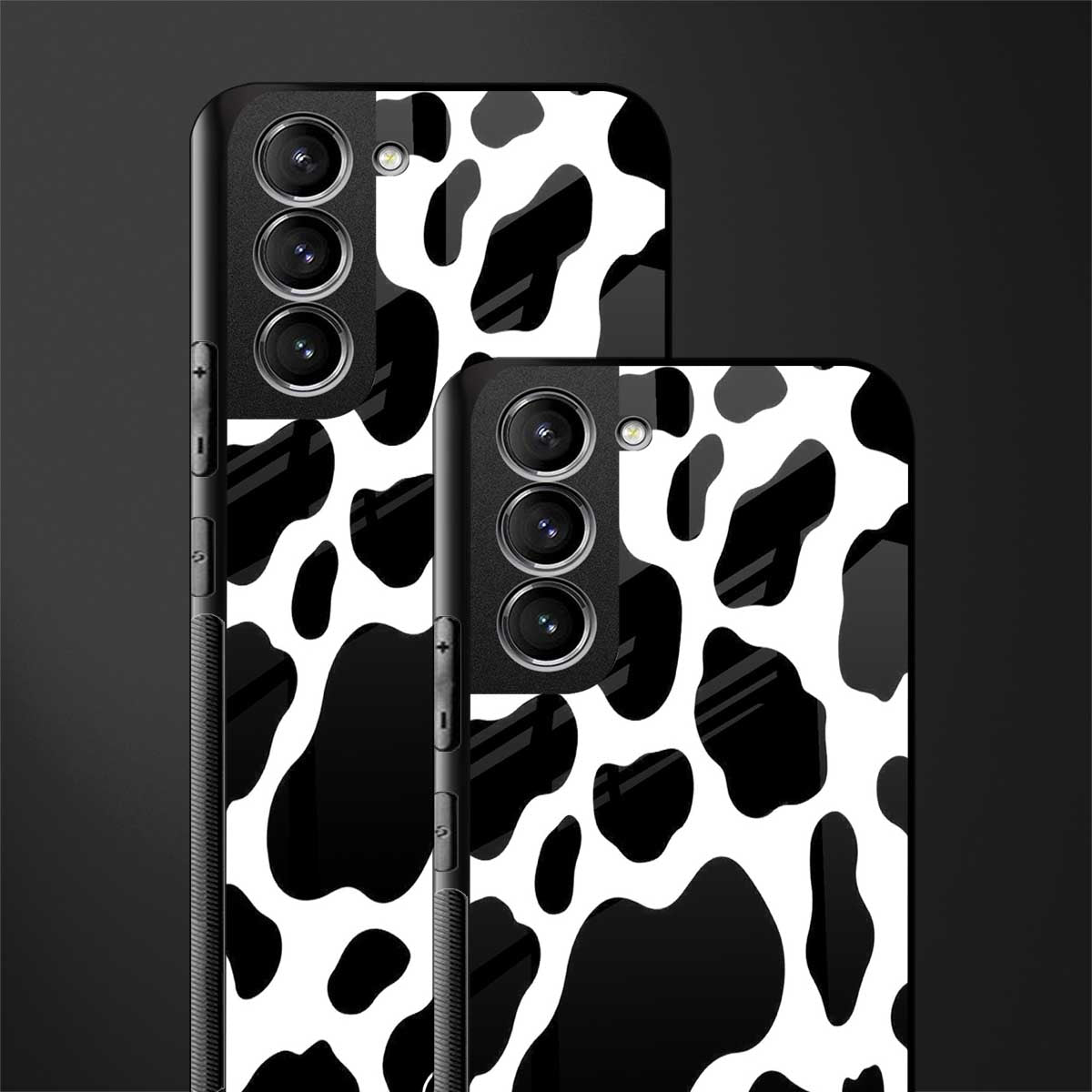 cow fur glass case for samsung galaxy s22 5g image-2