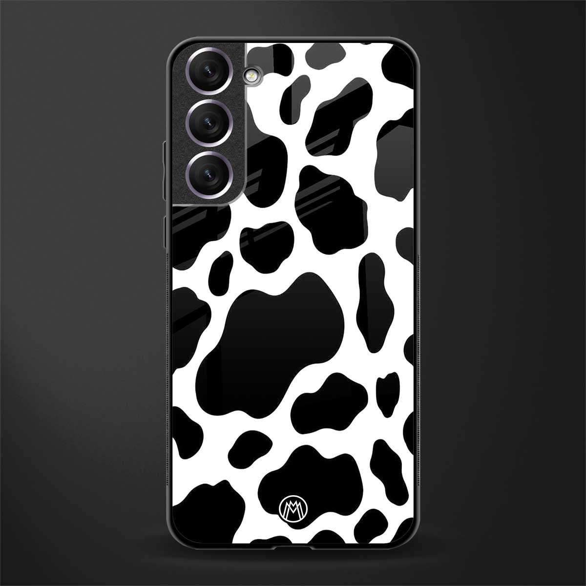 cow fur glass case for samsung galaxy s21 image