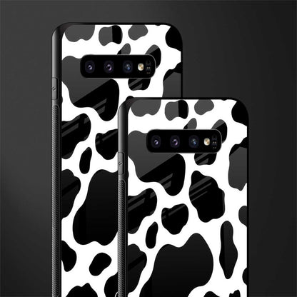 cow fur glass case for samsung galaxy s10 plus image-2