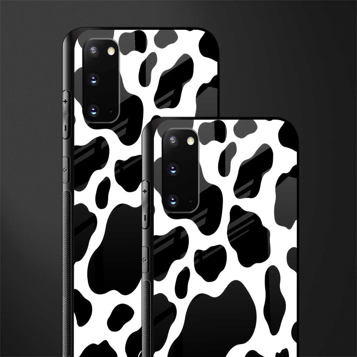 cow fur glass case for samsung galaxy s20 image-2