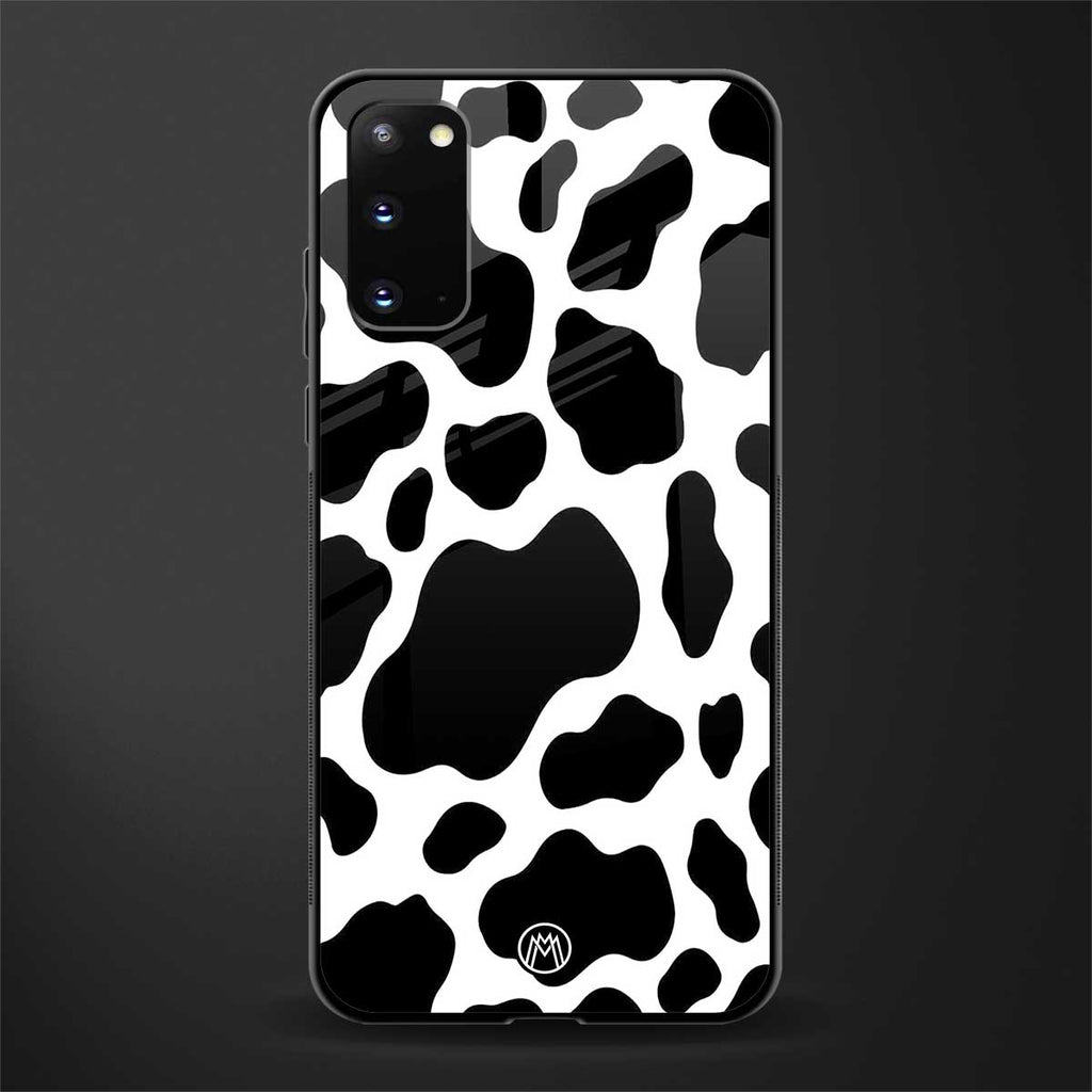 cow fur glass case for samsung galaxy s20 image